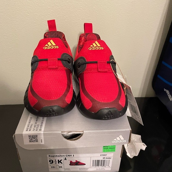 adidas Shoes Adidas Toddler Boys Size 95 Red Black Rapidazen Cny I
